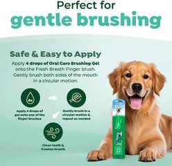 TropiClean Fresh Breath Finger Brush Dog Toothbrush, 2 count slide 2 of 8