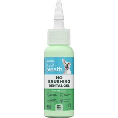 TropiClean TropiClean Fresh Breath No Brushing Dog Toothpaste Gel, 2-fl oz bottle