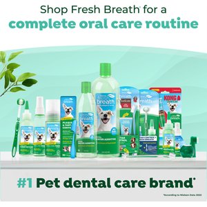 TropiClean Fresh Breath No Brushing Dog Toothpaste Gel, 4-fl oz bottle