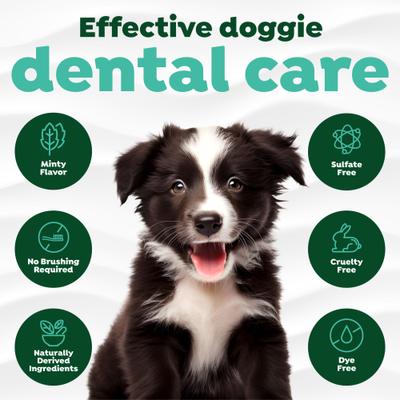 Show full view: TropiClean Fresh Breath Oral Care Clean Teeth Plaque & Tartar Defense Puppy Dental Gel, 2-fl oz bottle slide 6 of 11