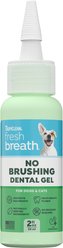 TropiClean Fresh Breath Oral Care Clean Teeth Plaque & Tartar Remover Dog Dental Gel, 2-fl oz bottle
