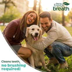 TropiClean Fresh Breath Oral Care Clean Teeth Plaque & Tartar Remover Peanut Butter Flavored Dog Dental Gel, 4-fl oz bottle slide 2 of 7