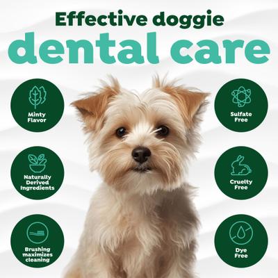 Show full view: TropiClean Fresh Breath Oral Care Plaque & Tartar Defense Puppy Dental Kit slide 6 of 11