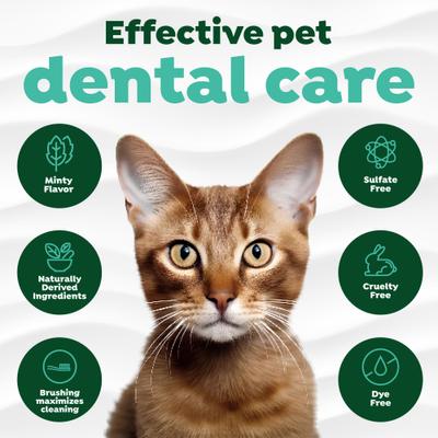 Show full view: TropiClean Fresh Breath Plaque & Tartar Remover Cat Dental Kit slide 6 of 12