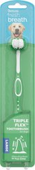 TropiClean Fresh Breath Tripleflex Plaque & Tartar Remover Large Dog Toothbrush, 1 count