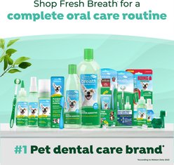 TropiClean Fresh Breath Tripleflex Plaque & Tartar Remover Large Dog Toothbrush, 1 count slide 2 of 9