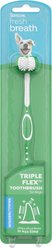 TropiClean Fresh Breath Tripleflex Plaque & Tartar Remover Small Dog Toothbrush, 1 count