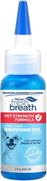 TropiClean Fresh Breath Vet Strength Formula Oral Care Dental Kit for Large Dogs