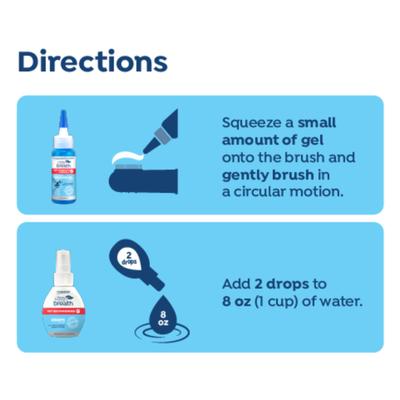 Show full view: TropiClean Fresh Breath Vet Strength Formula Total Care Dental Kit for Large Dogs, 2-fl oz bottle slide 8 of 10