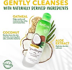 TropiClean Hypo-Allergenic Gentle Coconut Puppy & Kitten Shampoo, 20-oz bottle + Deodorizing Dogs Wipes, 100 count slide 2 of 9