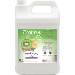 TropiClean Kiwi & Cocoa Butter Detangling & Moisturizing Dog Conditioner, 1-gal