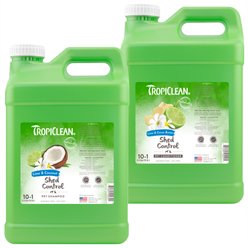 TropiClean Lime & Coconut Deshedding Shampoo, 2.5-gal bottle + Lime & Cocoa Butter Deshedding Dog Conditioner, 2.5-gal bottle