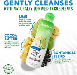 TropiClean Lime & Coconut Deshedding Shampoo, 20-oz bottle + Lime & Cocoa Butter Deshedding Dog Conditioner, 20-oz bottle slide 2 of 9