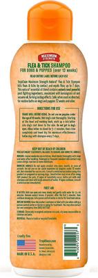 Show full view: TropiClean Maximum Strength Natural Flea & Tick Dog Shampoo + Spray for Dogs & Bedding slide 3 of 10