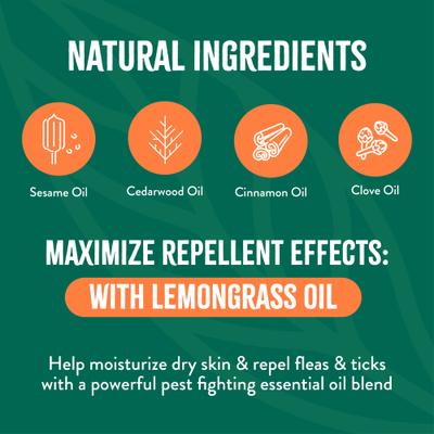 Show full view: TropiClean Maximum Strength Natural Flea & Tick Treatment Dog Shampoo, 20-fl oz bottle slide 5 of 10