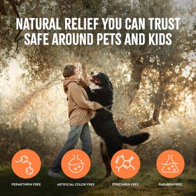 Show full view: TropiClean Natural Flea & Tick Treatment Bite Relief Dog Spray, 8-fl oz bottle slide 7 of 10