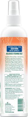 Show full view: TropiClean Natural Flea & Tick Treatment Bite Relief Dog Spray, 8-fl oz bottle slide 2 of 10