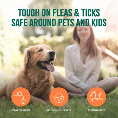 Show full view: TropiClean Natural Outdoor Flea & Tick Treatment Spray for Yard, 32-fl oz bottle slide 7 of 10