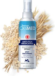TropiClean OXY-MED Fast Itchy Skin Relief Anti-Itch Spray, 8-fl oz bottle