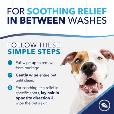 Show full view: TropiClean OxyMed Gentle Allergy Relief Dog & Cat Wipes, 50 count slide 10 of 11