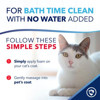 Show full view: TropiClean OxyMed Hairball Remedy No Rinse Waterless Cat Shampoo, 7.4-fl oz bottle slide 9 of 10