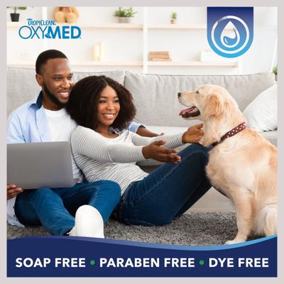 Show full view: TropiClean OxyMed Hypo-Allergenic Oatmeal Dog & Cat Shampoo, Unscented, 1-gal bottle slide 4 of 10