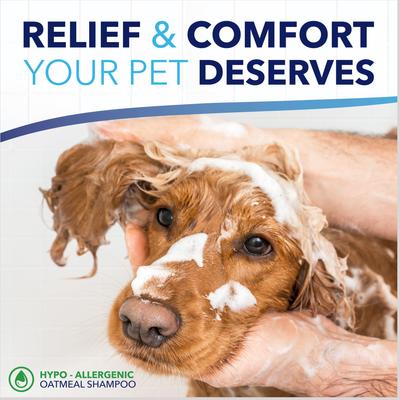 Show full view: TropiClean OxyMed Hypo-Allergenic Oatmeal Dog & Cat Shampoo, Unscented, 1-gal bottle slide 6 of 10