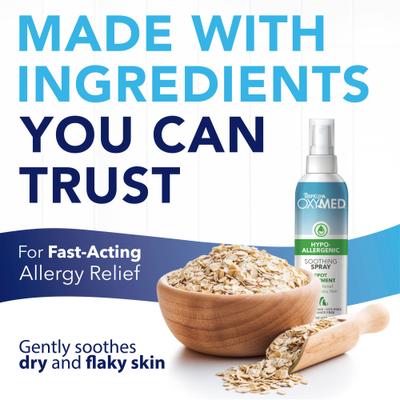 Show full view: TropiClean OxyMed Hypoallergenic Gentle Itchy Skin Relief Dog & Cat Spray, 8-fl oz bottle slide 5 of 11