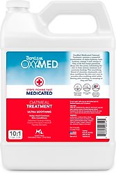 TropiClean OxyMed Medicated Itch Relief Oatmeal Dog Conditioner Treatment Rinse, 1-gal bottle