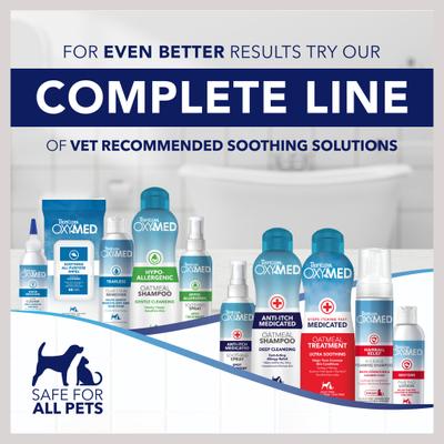 Show full view: TropiClean OxyMed Medicated Itch Relief Oatmeal Dog Conditioner Treatment Rinse, 1-gal bottle slide 7 of 11