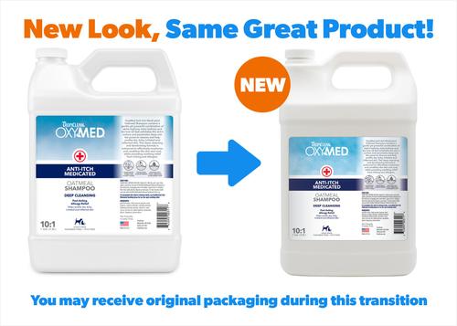 Show full view: TropiClean OxyMed Medicated Anti-Itch Dog Shampoo, 1-gal bottle slide 2 of 12