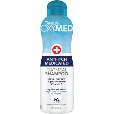 TropiClean TropiClean OxyMed Medicated Anti-Itch Dog Shampoo, 20-fl oz bottle