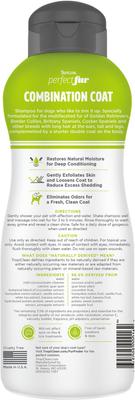 Show full view: TropiClean PerfectFur Combination Coat Reduces Shedding Dog Shampoo, 16-fl oz bottle slide 2 of 9