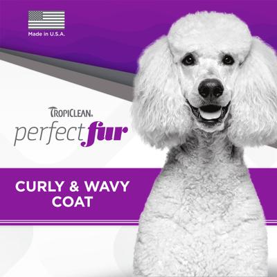 Show full view: TropiClean PerfectFur Detangling Curly & Wavy Coat Dog Shampoo, 16-fl oz bottle slide 3 of 10