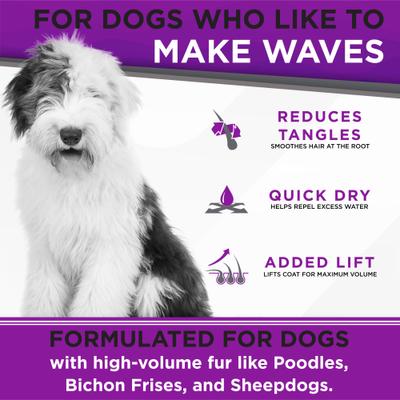 Show full view: TropiClean PerfectFur Detangling Curly & Wavy Coat Dog Shampoo, 16-fl oz bottle slide 5 of 10