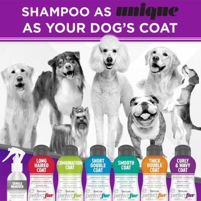 Show full view: TropiClean PerfectFur Detangling Curly & Wavy Coat Dog Shampoo, 16-fl oz bottle slide 8 of 10