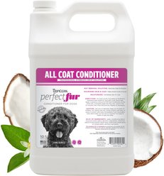 TropiClean PerfectFur for All Coats 10:1 Detangling & Moisturizing Dog Conditioner, 1-gal bottle