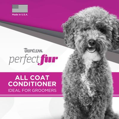 Show full view: TropiClean PerfectFur for All Coats 10:1 Detangling & Moisturizing Dog Conditioner, 1-gal bottle slide 3 of 8