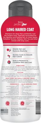 Show full view: TropiClean PerfectFur Long Haired Coat Conditioning & Detangling Dog Shampoo, 16-fl oz bottle slide 3 of 10