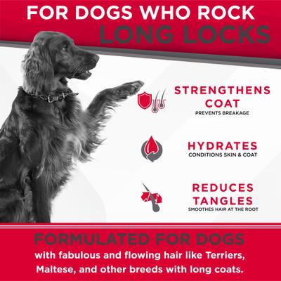 Show full view: TropiClean PerfectFur Long Haired Coat Conditioning & Detangling Dog Shampoo, 16-fl oz bottle slide 6 of 10