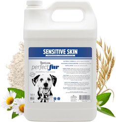 TropiClean PerfectFur Sensitive Skin 10:1 Soothing & Moisturizing Dog Shampoo, 1-gal bottle
