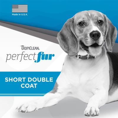 Show full view: TropiClean PerfectFur Short Double Coat Deodorizing & Shed Reducing Dog Shampoo, 16-fl oz bottle slide 4 of 9