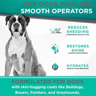 Show full view: TropiClean PerfectFur Smooth Coat Shed Reducing Dog Shampoo, 16-fl oz bottle slide 5 of 10