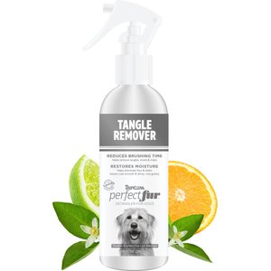 TropiClean PerfectFur Tangle Remover Detangling & De-matting Dog Spray, 8-fl oz bottle