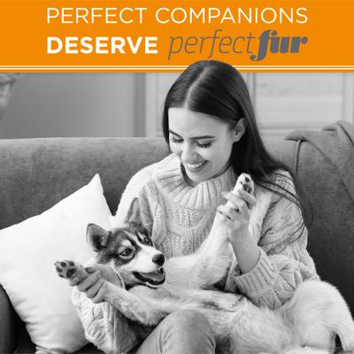 Show full view: TropiClean PerfectFur Thick Double Coat Shed Reducing Dog Shampoo, 16-fl oz bottle slide 7 of 10