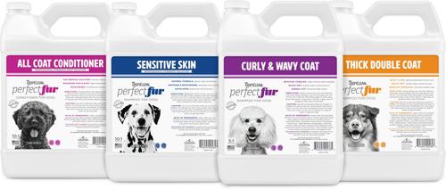 Show full view: TropiClean PerfectFur Thick Double Coat Shed Reducing Dog Shampoo, 1-gal bottle slide 9 of 10