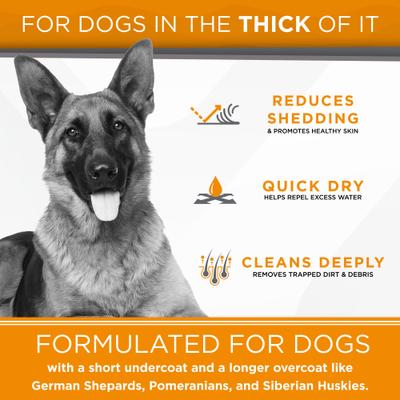 Show full view: TropiClean PerfectFur Thick Double Coat Shed Reducing Dog Shampoo, 1-gal bottle slide 5 of 10