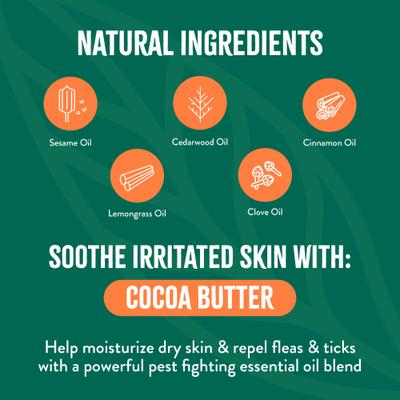 Show full view: TropiClean Plus Soothing Natural Flea & Tick Treatment Dog Shampoo, 20-fl oz bottle slide 5 of 11