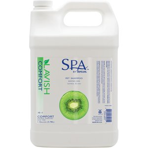 TropiClean Spa Comfort Oatmeal Shampoo for Dogs & Cats, Succulent Kiwi Scent, 1-gal bottle