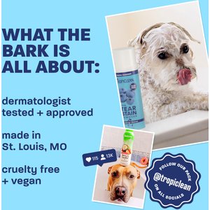 TropiClean Spa Dog Facial Cleanser & Tear Stain Remover, 8-fl oz bottle